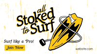 Stoked to Surf Animation Image Preview