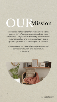 Our Interior Mission Facebook Story Design