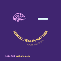 Mental Health Matters Instagram Post Design