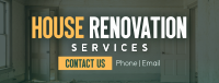 House Renovation Facebook cover Image Preview