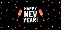 Happy New Year Twitter post Image Preview