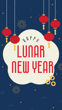 Lunar Celebration Facebook Story Design