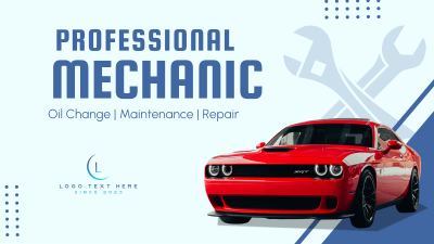 Professional Mechanic Facebook event cover Image Preview