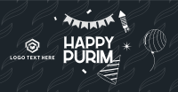 Purim Jewish Festival Facebook Ad Design
