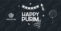 Purim Jewish Festival Facebook ad Image Preview