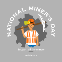 The Great Miner Instagram Post Design
