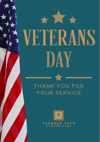 Modern Veterans Day Poster Image Preview