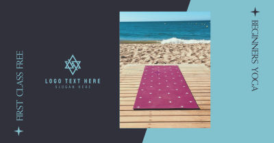 Yoga Class Beach Facebook ad Image Preview