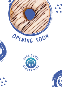 Opening Soon Donut Poster Design