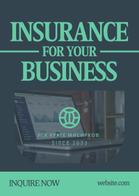 Retro Business Insurance Flyer Image Preview