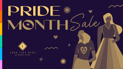 Pride Month Sale Facebook event cover Image Preview