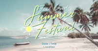 Summer Songs Fest Facebook Ad Design