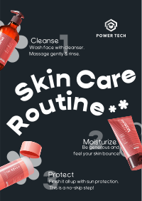 Skin Care Routine Flyer Image Preview