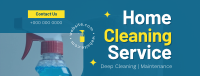 House Cleaning Experts Facebook Cover Design