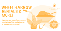 Wheelbarrow Rentals Facebook Ad Design