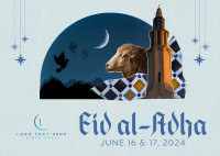 Collage Eid Al Adha Postcard Image Preview