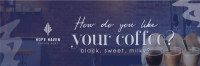 Coffee Flavors Twitter header (cover) Image Preview