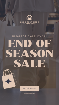 End of Season Shopping TikTok video Image Preview