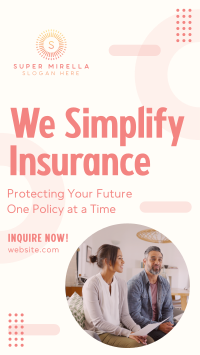 Simplify Insurance  Facebook Story Image Preview