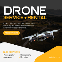 Drone Service Instagram post Image Preview