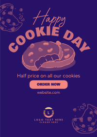 Cookies with Nuts Poster Design