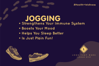 Jogging Facts Pinterest Cover Design