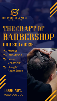 Grooming Barbershop Instagram story Image Preview