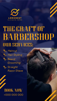 Grooming Barbershop Instagram story Image Preview