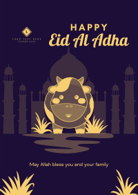 Eid Al Adha Cow Poster Image Preview
