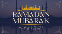 Mosque Silhouette Ramadan Video Image Preview