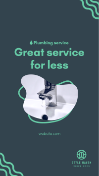 Great Plumbing Service Facebook story Image Preview