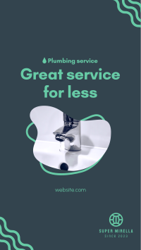 Great Plumbing Service Facebook Story Image Preview