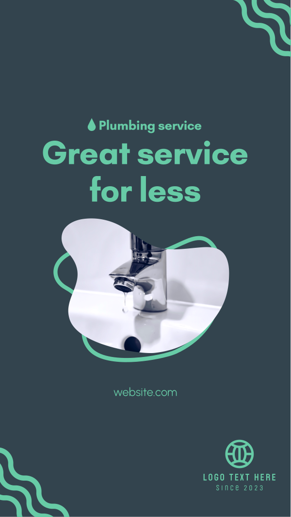 Great Plumbing Service Facebook Story Design Image Preview