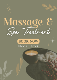 Massage and Spa Wellness Flyer Design