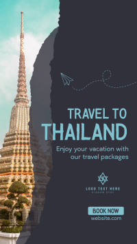 Thailand Travel Facebook Story Design