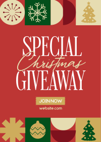 Christmas Season Giveaway Poster Image Preview