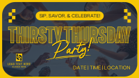 Thirsty Thursday Party Drinks Animation Preview