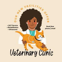 Veterinary Care Instagram Post Design