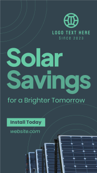 Solar Savings Instagram Reel Preview