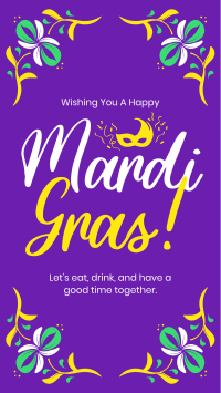 Mardi Gras Flo Corners Instagram story Image Preview