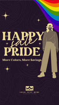 Modern Happy Pride Month Sale  Instagram story Image Preview