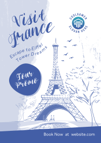 Eiffel Tower Dreams Flyer Design