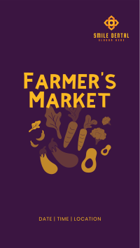 Farmers Market Facebook story Image Preview