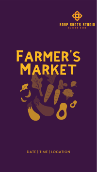 Farmers Market Facebook story Image Preview