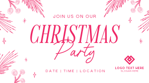 Artsy Christmas Party Animation Image Preview