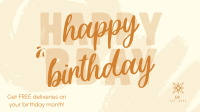 Birthday Deals Facebook Event Cover Image Preview