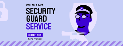 Security Guard Job Facebook cover Image Preview