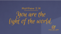 Bible Inspirational Verse Video Image Preview