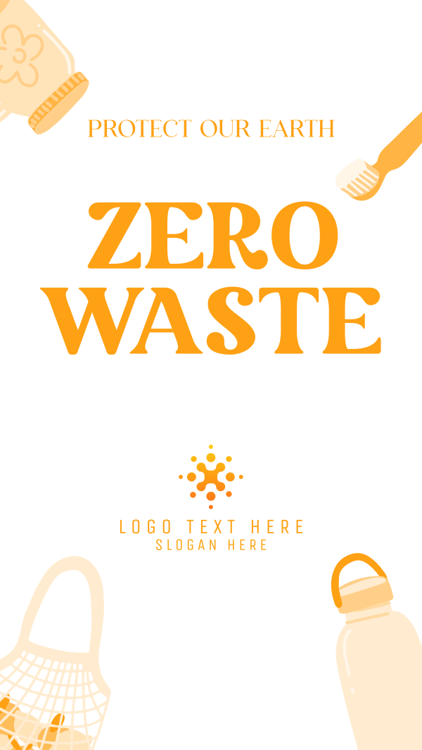 Go Zero Waste Instagram Story Design Image Preview