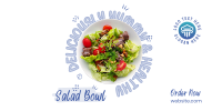 Vegan Salad Bowl Twitter post Image Preview